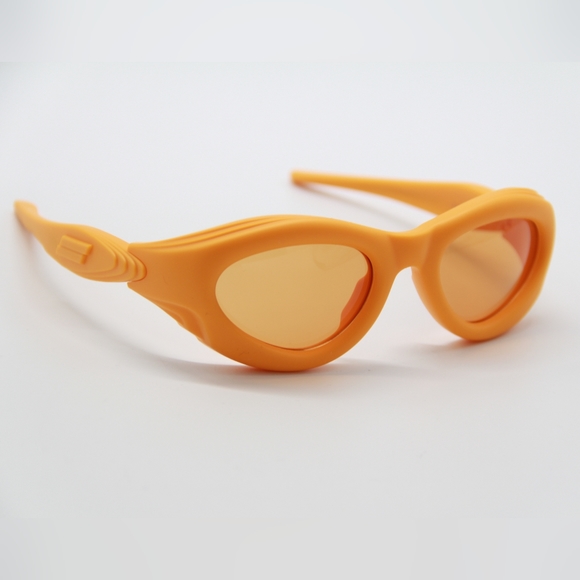 NEW BV1162S 004 BOTTEGA VENETA ORANGE UNISEX  SUNGLASSES - Picture 5 of 13